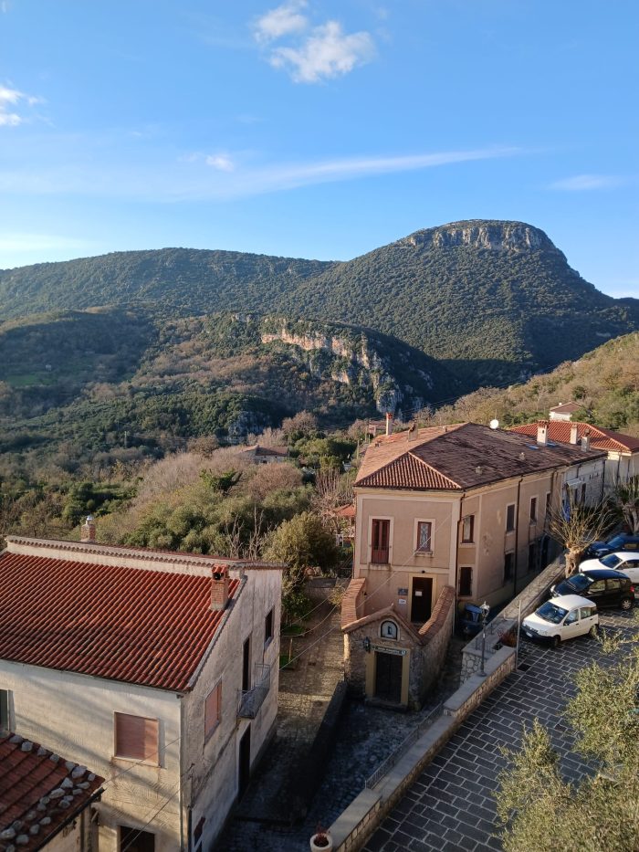 Il borgo di Morigerati nel Parco Nazionale del Cilento
