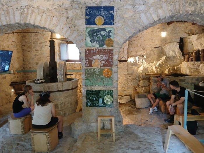 Visitatori dell'ecomuseo di Morigerati